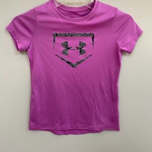 Kids Under Armour HeatGear Softball Shirt